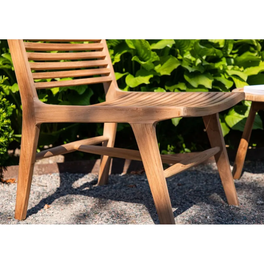Lepotuoli Venture Home Ribbon, tiikki