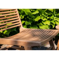Lepotuoli Venture Home Ribbon, tiikki