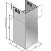 Liesikupu Silverin Kubik KUW453E, 40cm, rst