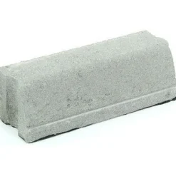 Liimattava reunakivi Rudus, suora, 390x130x120mm, sileä, harmaa