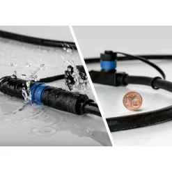 Liitosjohto Paulmann Plug & Shine, 3 valaisimelle, IP68, 5m