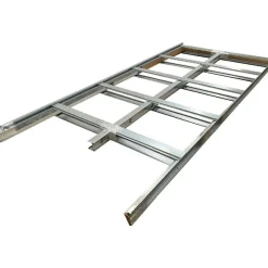 Liukuovi seinän sisään Stella Pocket Door M7, ristikko, 725x2040mm, musta
