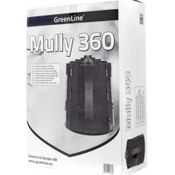 Lämminkomposti Greenline Mully, 360L, -15°C, musta