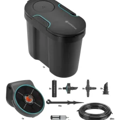 Lomakastelusarja Gardena AquaBloom, 10.5L säiliöllä, 20 parvekekasville