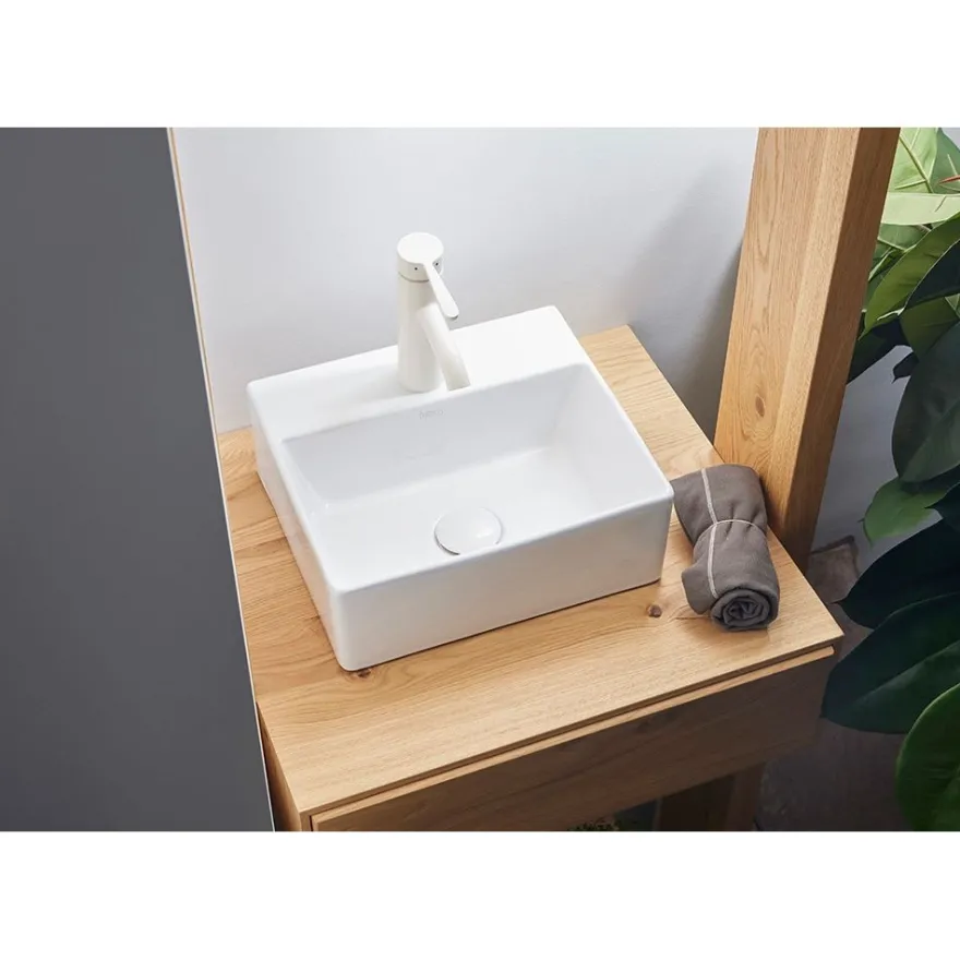 Malja-allas Bathco New Bergamo, 335x310mm, valkoinen