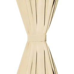 Mikro-satiiniverhot silmukoilla 2 kpl 140x225 cm beige