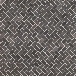 Mosaiikkilaatta Qualitystone Herringbone Grey Mini, 20x40mm