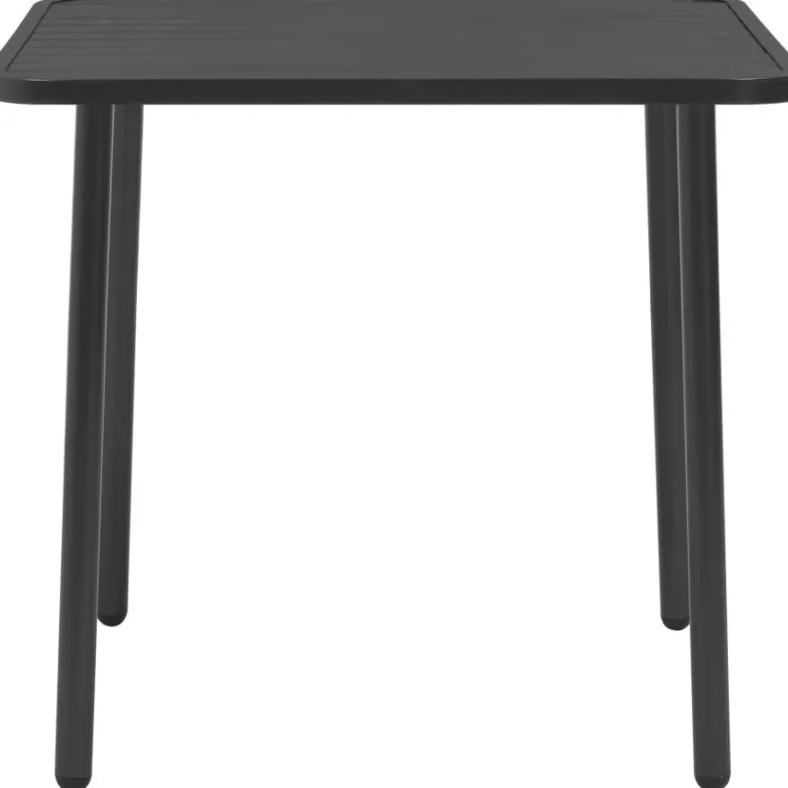 5-osainen Ulkoruokailuryhmä, teräs, tummanharmaa