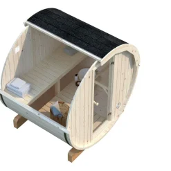 Palmako Anita -tynnyrisauna 0,9 m² + kiuas ja kiuaskivet