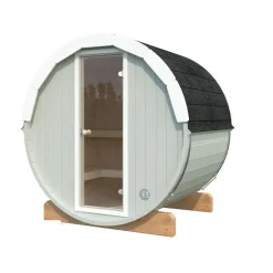 Palmako Anita -tynnyrisauna 0,9 m² + kiuas ja kiuaskivet