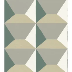 Paneelitapetti Sandberg Ilse, non-woven, mittatilaus, vihreä