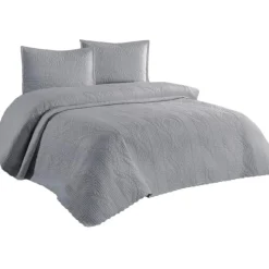 Parivuoteen päiväpeitto + 2 tyynyliinaa Linento Sena, 230x250cm + 60x80cm, eri värejä