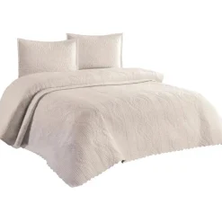 Parivuoteen päiväpeitto + 2 tyynyliinaa Linento Sena, 230x250cm + 60x80cm, eri värejä