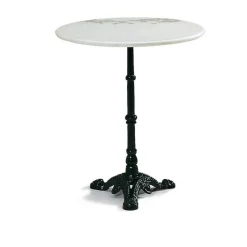 Parvekepöytä Hillerstorp Krögaren, Ø60cm, marmori/musta