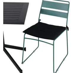 Parvekeryhmä Venture Home, 70x70cm Way-pöytä + 2 Lina-tuolia
