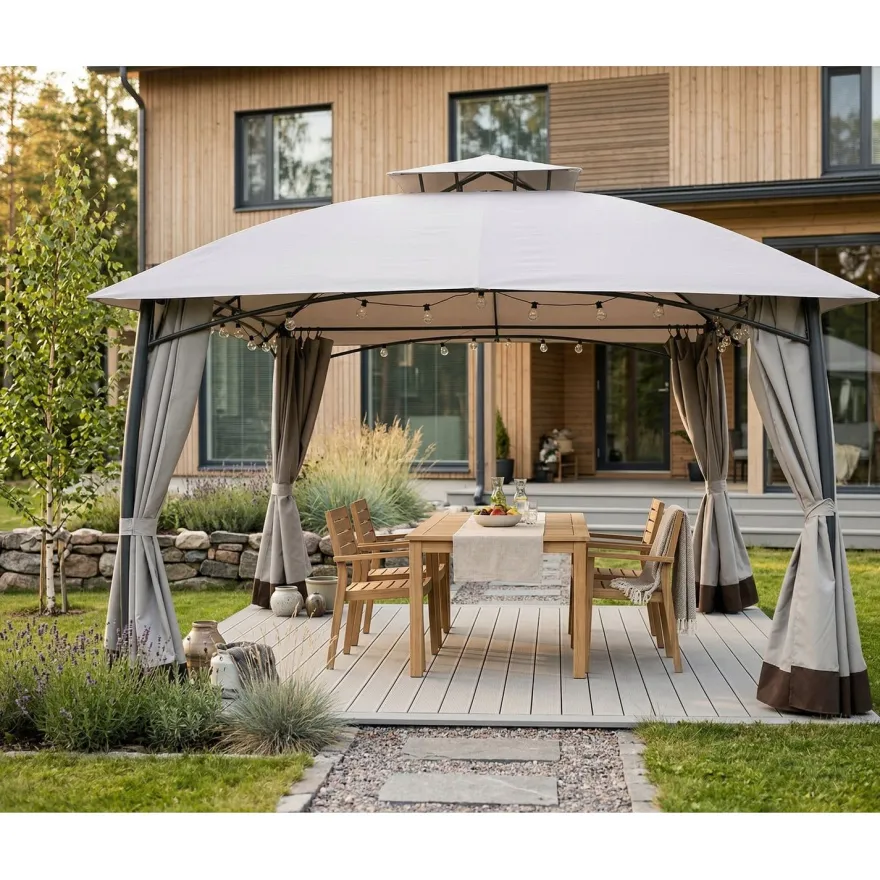 Paviljonki Mag-Pro Garden, 330x330 cm kangaskatto