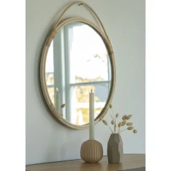Peili House Nordic Malo, pyöreä, ø50cm, rottinki