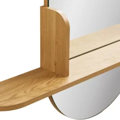 Peili hyllyllä House Nordic Barco, 92x15x94.5cm, ruskea
