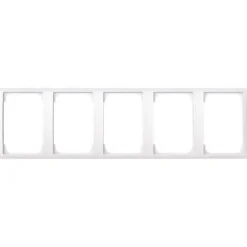 Peitelevy Abb Saga, 5-osainen, IP21, 100mm, valkoinen
