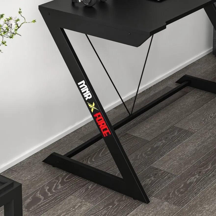 Pelipöytä Linento Furniture Zoned, musta