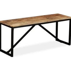 Penkki kiinteä mangopuu 110x35x45 cm