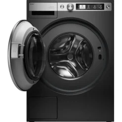 Pesutorni Asko W7096XG +T709HUG, 9/9 kg, 1600rpm, Wi-Fi, musta