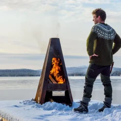 Pihagrilli FIREHUT®, 1415x760x750mm, corten teräs