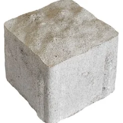 Pihakivi Rudus Artik-noppa, 92x92x80mm, profiloitu, harmaa