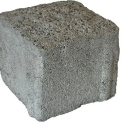 Pihakivi Rudus Artik-noppa, 92x92x80mm, profiloitu, hienopesty, harmaa