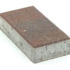 Pihakivi Rudus Kartanokivi 60, 278x138x60mm, sileä, punamusta