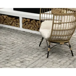 Pihakivi Rudus Louhikivi, 400x200x80mm, profiloitu, savu
