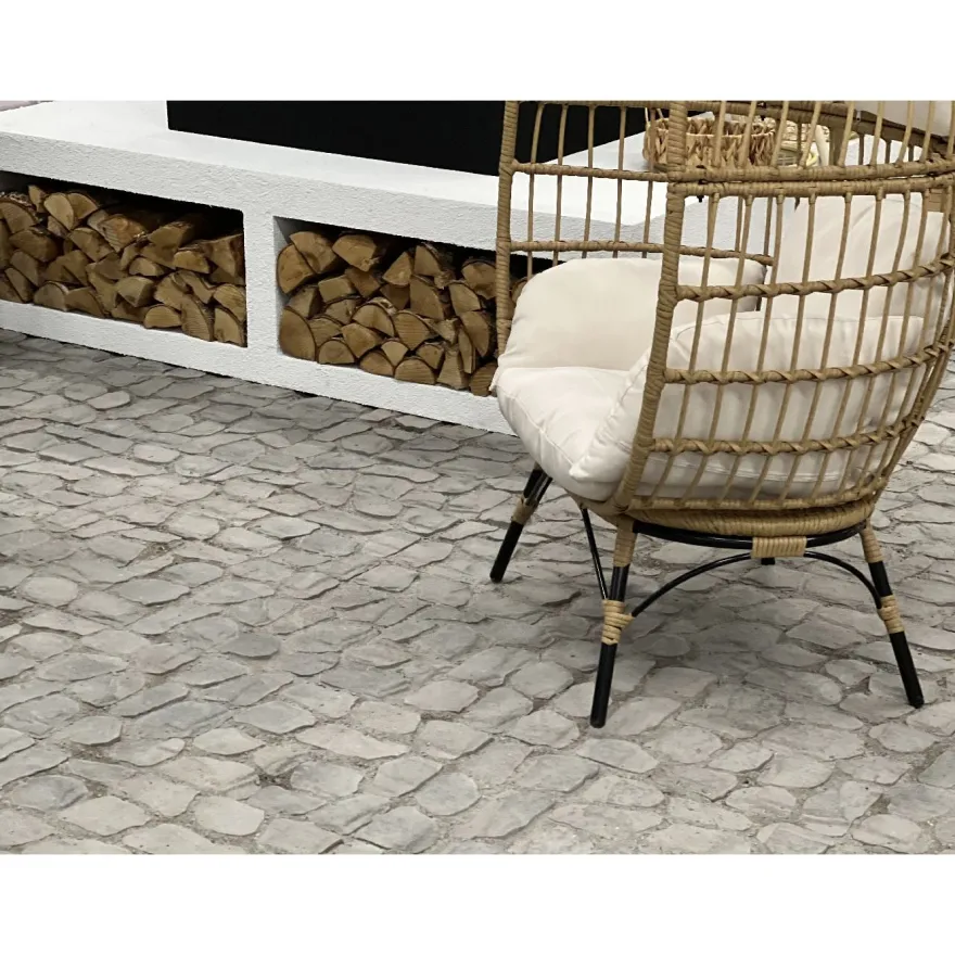 Pihakivi Rudus Louhikivi, 400x200x80mm, profiloitu, savu