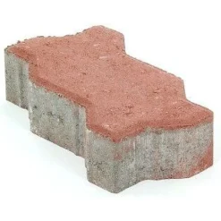 Pihakivi Rudus Unikivi 60, 225x112,5x60mm, sileä, punainen