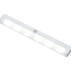PIR-paristovalaisin Airam Cabinet, 6 LED, 1.2W