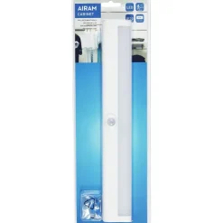 PIR-paristovalaisin Airam Cabinet, 6 LED, 1.2W
