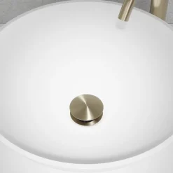 Pohjaventtiili Scandtap Steel Pop-up universal Duo, pop-up, Champagne