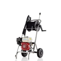 Polttomoottoripainepesuri Kränzle Profi-Jet B 10/200, 200bar, 600l/h, itseimevä, letkukelalla