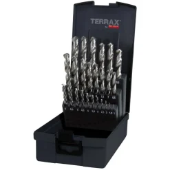Poranteräsarja Terrax Ø1-13mm, HSS-G, 25-os. DIN338