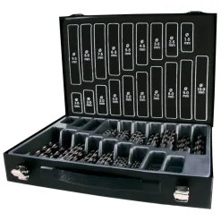 Poranteräsarja Terrax Ø1-10mm, HSS hiottu, 170-os. DIN338