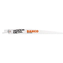 Puukkosahanterä Bahco Sandflex bimetal, 150mm, puulle ja metallille, 2 kpl