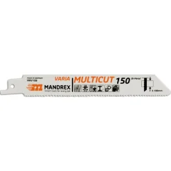 Puukkosahanterä Mandrex Multicut Varia, bimetal, 2 kpl/pkt, eri kokoja