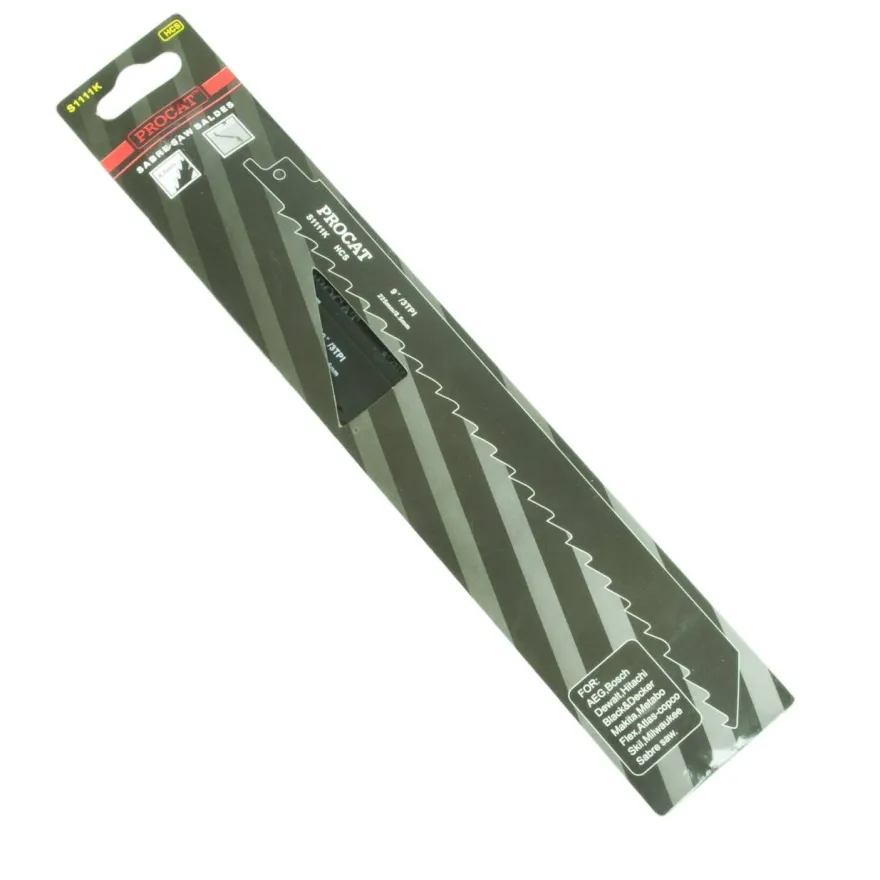 Puukkosahanterä Procat S644, 150mm/6tpi, puulle 3kpl/pkt