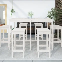 Puutarhan bistrosarja, 7-osainen täysi mänty, eri värejä (28309)