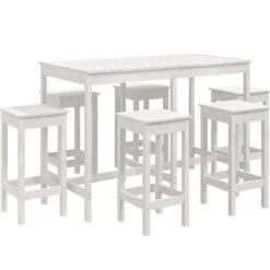 Puutarhan bistrosarja, 7-osainen täysi mänty, eri värejä (28309)