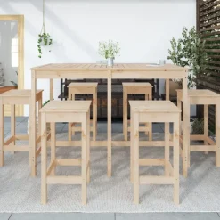 Puutarhan bistrosarja, 7-osainen täysi mänty, eri värejä (28309)