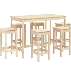 Puutarhan bistrosarja, 7-osainen täysi mänty, eri värejä (28309)