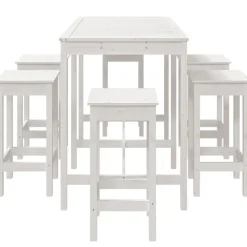 Puutarhan bistrosarja, 7-osainen täysi mänty, eri värejä (28309)