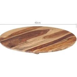 Pöytälevy, täysi seesampuu, pyöreä, 15-16 mm, 40 cm