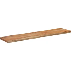 Pöytälevy 160x40x2,5 cm suorakaide täysi akasiapuu elävä reuna (70616)