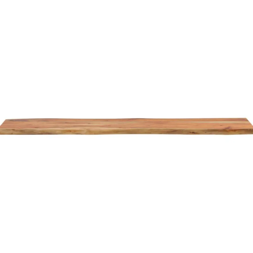 Pöytälevy 160x40x2,5 cm suorakaide täysi akasiapuu elävä reuna (70616)